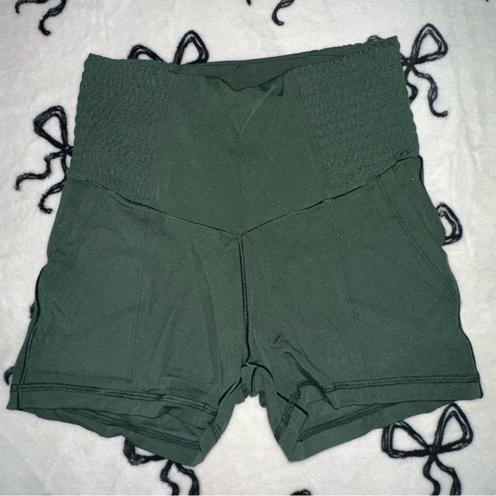 Aerie Shorty shorts dark green size Small